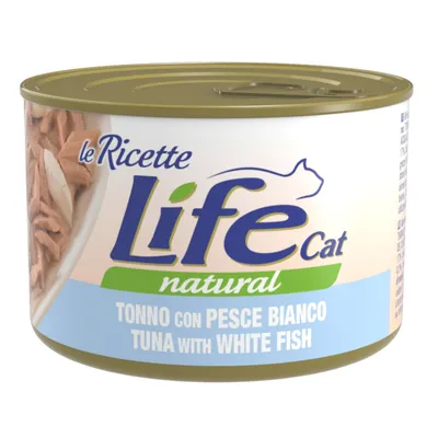 Life Cat "Le Ricette", 4 x 150 g - Tuńczyk i białoryb
