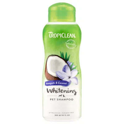 TropiClean Awapuhi Coconut Whitening Shampoo per animali domestici  - 2 x 355 ml