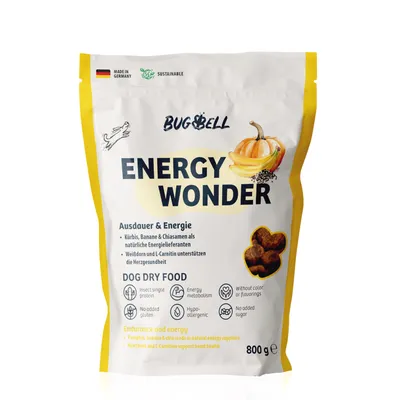BugBell Trockenfutter Energy Wonder - Sparpaket: 4 x 800 g