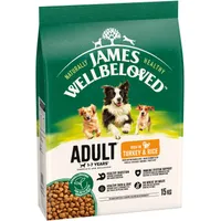 James Wellbeloved Adult Dog Hypoallergenic Turkey & Rice - Economy Pack: 2 x 15kg