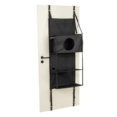 Zooplus Basics Nicchia con tiragraffi per gatti per porte - nero