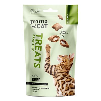 PrimaCat Crunchy Treats Anti-Hairball marha 4 x 40 g