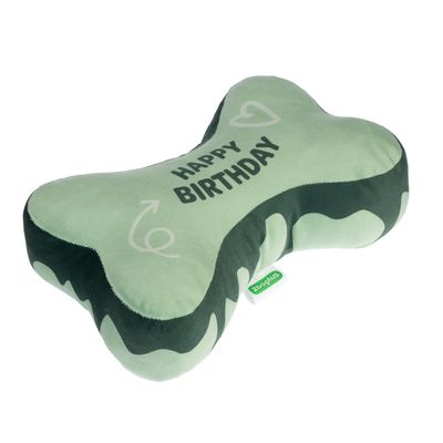 zooplus exclusive születésnapi csont kutyajáték Kb. H 23 x Sz 15 x M 7 cm