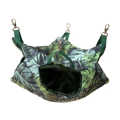 TIAKI Jungle Collection hangmat voor kleine dieren - Maat L: ca. L 40 x B 40 cm