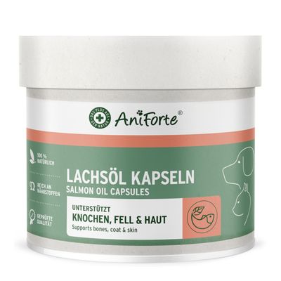 AniForte Lachsöl Kapseln 200 Stück