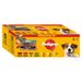 Pedigree Multipack portiezakjes gemengde selectie in gelei 4 soorten 40x100g Multipack portiezakjes landselectie in gelei 4 soorten 40x100g