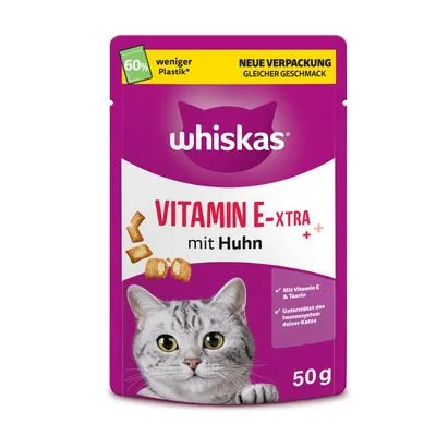 Whiskas Vitamine E-Xtra - Voordeelpakket 6 x 50 g