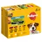 Pedigree Adult Frischebeutel Multipack Gemischte Selektion in Soße (4 Varietäten) 12 x 100 g