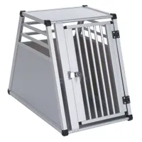 AluRide Dog Crate - Size S: 82 x 50 x 65 cm (L x W x H)