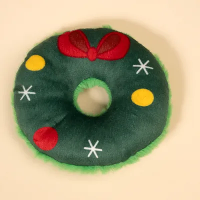 TIAKI kattelegetøjs julekrans - ca. Ø 9 cm