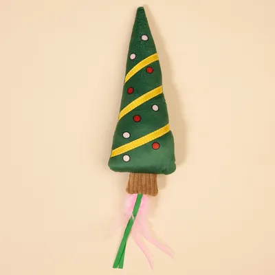 TIAKI kattenspeelgoed kerstboom met lint TIAKI kattenspeelgoed kerstboom met lint