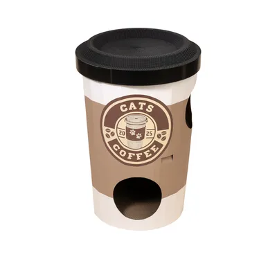 TIAKI Starcats Coffee когтеточка для кошек - Ø 47 x 75 см