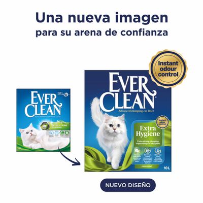 Arena aglomerante Ever Clean® Extra Higiene - Aroma Fresco - 10 l