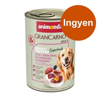 animonda GranCarno Adult Single Protein Superfoods 400 g ingyen