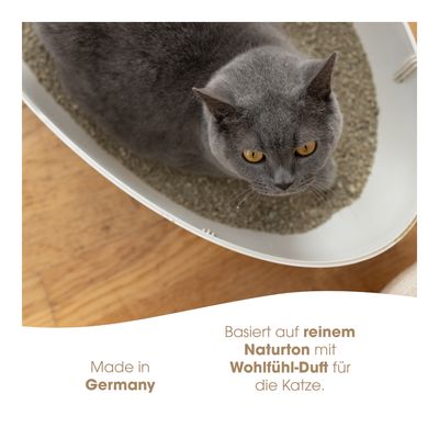 Biokat's Diamond Care Attracting & Care Katzenstreu, mit Wohlfühl-Signal, Aloe Vera, Aktivkohle und Diamant-Formel. Klumpend, 54 Tage Frische, Made in Germany.