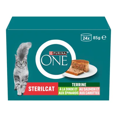 PURINA ONE SterilCat Terrine - Sparpaket: Mixpaket (48 x 85 g)