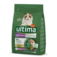Ultima Sterilised Hairball pavo - 2,5 kg