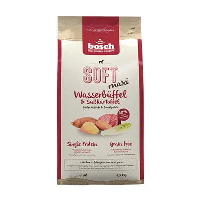 bosch HPC Soft Maxi, bawół wodny i słodki ziemniak - 1 kg bosch HPC Soft Maxi, bawół wodny i słodki ziemniak - 1 kg