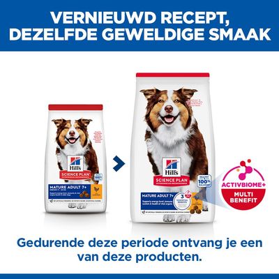 Hill's Science Plan Mature Adult 7+ Medium met Kip