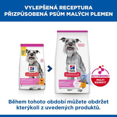 Hill's Science Plan Mature Adult 7+ Small & Mini Light Chicken