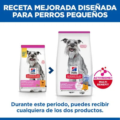 Hill's Science Plan Light Mature Adult 7+ Small & Mini con pollo - 2,5 kg 