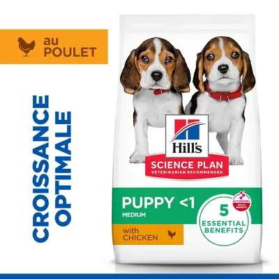 Hill's Science Plan Puppy <1 Medium Poulet - 14 kg