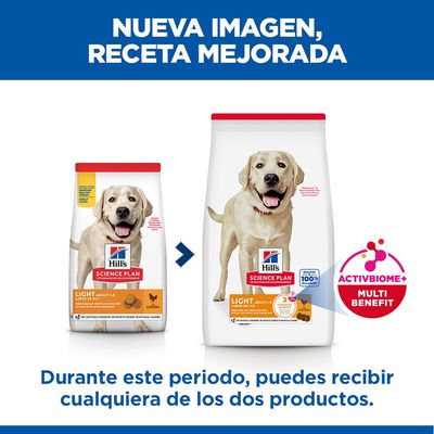 Hill's Science Plan Light Adult 1-5 Large con pollo