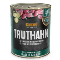 Lot Belcando Super Premium 24 x 800 g pour chien - dinde, riz, courgettes
