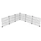 Kerbl Pet extra rasterelementen voor Hopsi 6 elementen á B 35 x H 35 cm