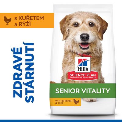 Hill's Science Plan Senior Vitality Mature Adult 7+ Small & Mini Chicken