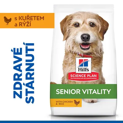 Hill's Science Plan Senior Vitality Mature Adult 7+ Small & Mini Chicken - 6 kg