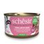 Schesir Complete Voeding filet in gelei 6 x 85 g Tonijn met ham