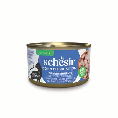 Schesir Complete Nutrition Filet în gelatină 6 x 85 g Ton cu pește alb