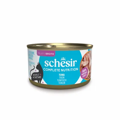Schesir Complete Nutrition Filet en bouillon 6 x 85 g pour chat - thon