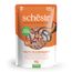 Schesir Complete Voeding filet in gelei 6 x 85 g Tonijn en kip met garnalen
