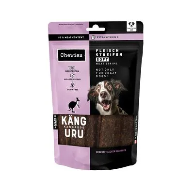 Chewies Vleesrepen - Voordeelpakket: Kangaroe 3 x 150 g