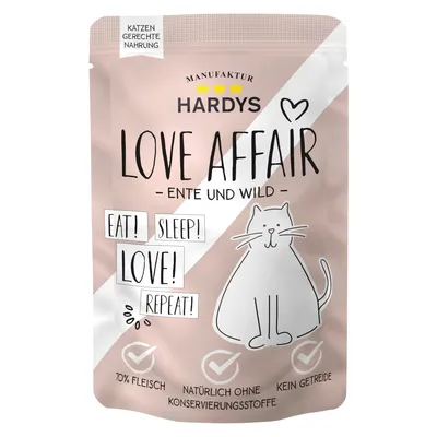 Lot Hardys LOVE AFFAIR 24 x 100 g - canard, gibier
