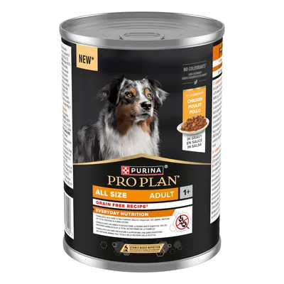 PURINA PRO PLAN All Size Adult Everyday Nutrition Grain Free 12 x 400 g - kuřecí