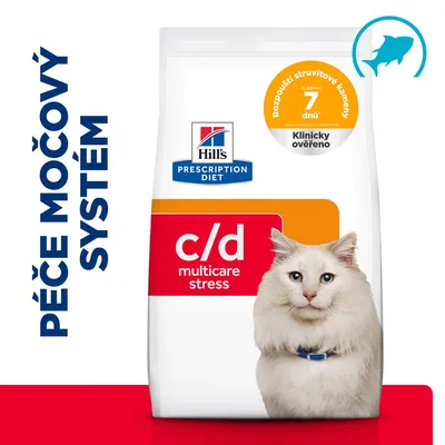 Hill's Prescription Diet c/d Multicare Stress Urinary Care Ocean Fish Hill's Prescription Diet c/d Multicare Stress Urinary Care Ocean Fish