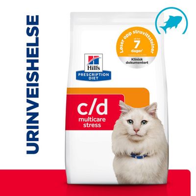 Hill's Prescription Diet c/d Multicare Stress Urinary Care med havfisk