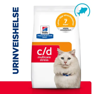 Hill's Prescription Diet c/d Multicare Stress Urinary Care med havfisk