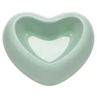 Flamingo Pandor ruokinta- ja juomakuppi Heart, vihreä - 400 ml