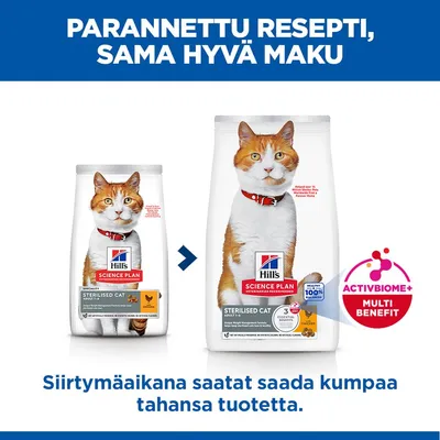 Hill's Science Plan Sterilised Cat Adult 1-6 kana - 10 kg