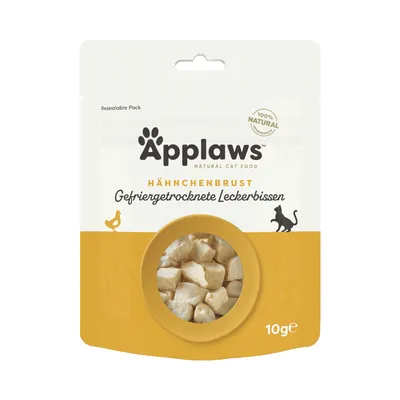 Applaws Cat Natural Gustări liofilizate Piept de pui - 3 x 10 g