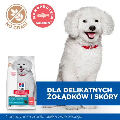 Hill's Science Plan Hypoallergenic Adult Small & Mini, łosoś - 2 x 1,5 kg