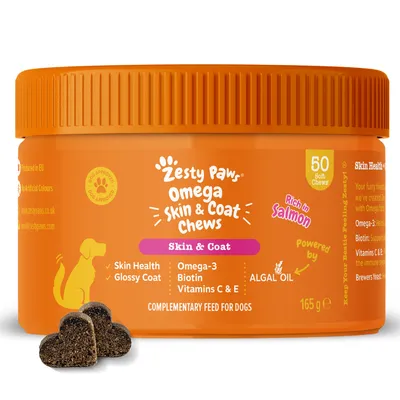 Zesty Paws Omega Skin & Coat lohi - 50 purutablettia