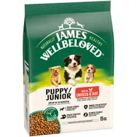 James Wellbeloved Puppy & Junior Hypoallergenic - Chicken & Rice - 15kg