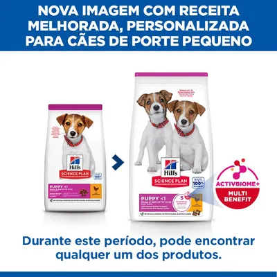 Hill's Science Plan Puppy <1 Small & Mini com frango - 3 kg