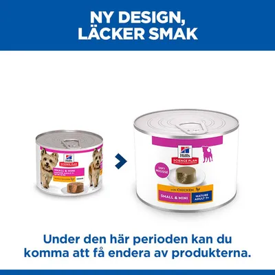 Hill's Science Plan Mature Small & Mini Mousse - Ekonomipack: Nötkött 24 x 200 g