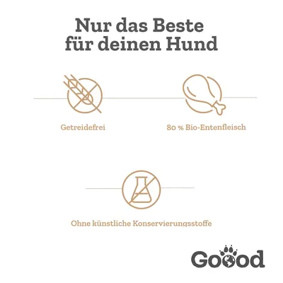Goood Bio Meat Gooodies - Bio-Freilaufente (75 g)